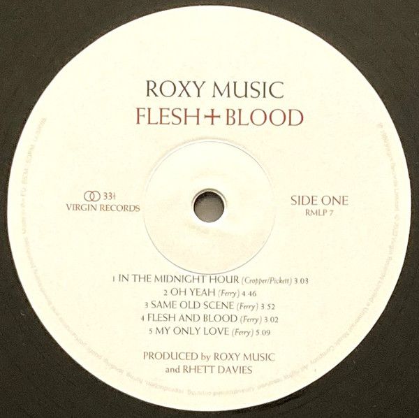Платівка Roxy Music – Flesh + Blood|Музика Роксі-Плоть + Кров