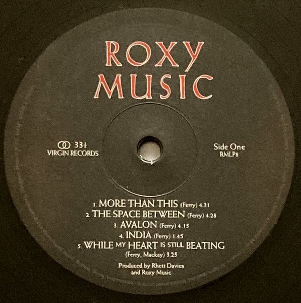 Платівка Roxy Music – Avalon|Музика Роксі-Авалон