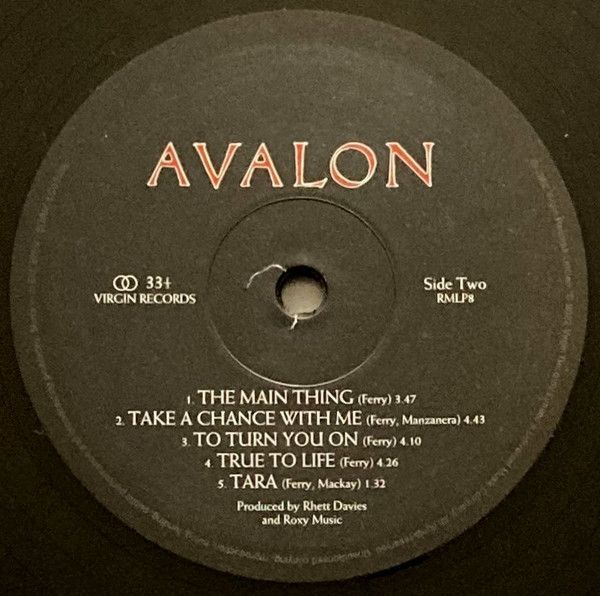 Платівка Roxy Music – Avalon|Музика Роксі-Авалон