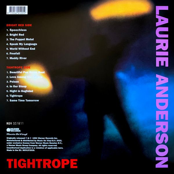 Платівка Laurie Anderson – Bright Red|Лорі Андерсон-Яскраво-червоний