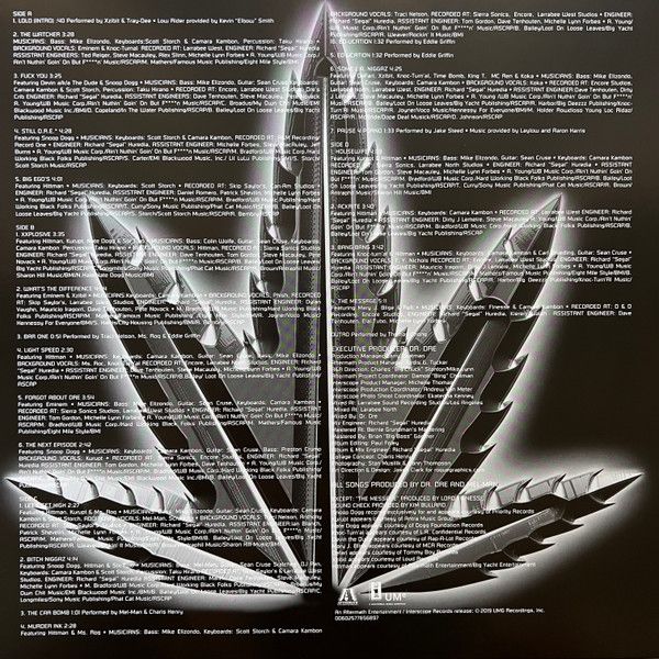 Платівка Dr. Dre – 2001 |Доктор Дре(2xLP)