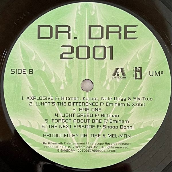 Платівка Dr. Dre – 2001 |Доктор Дре(2xLP)
