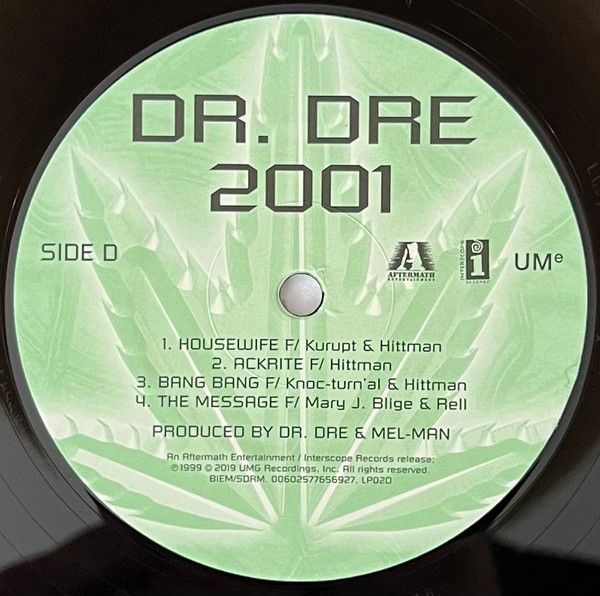 Платівка Dr. Dre – 2001 |Доктор Дре(2xLP)