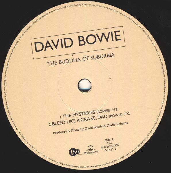 Платівка David Bowie – The Buddha Of Suburbia|Девід Боуї(2xLP)