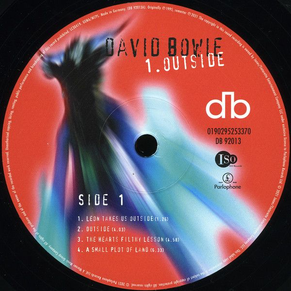 Платівка David Bowie – 1. Outside (The Nathan Adler Diaries: A Hyper Cycle)|Девід Боуї(2xLP)