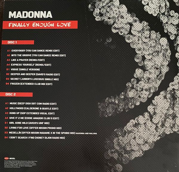 Платівка Madonna – Finally Enough Love|Мадонна(2xLP)