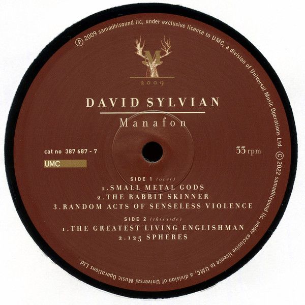 Платівка David Sylvian – Manafon|Девід Сільвіан-Манафон(2xLP)