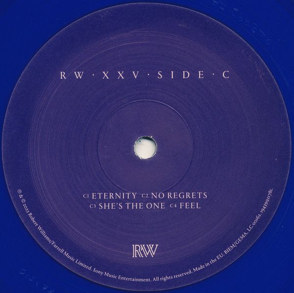 Платівка Robbie Williams – XXV|Роббі Вільямс(2xLP)