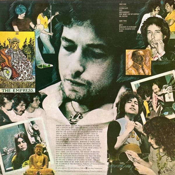 Платівка Bob Dylan – Desire