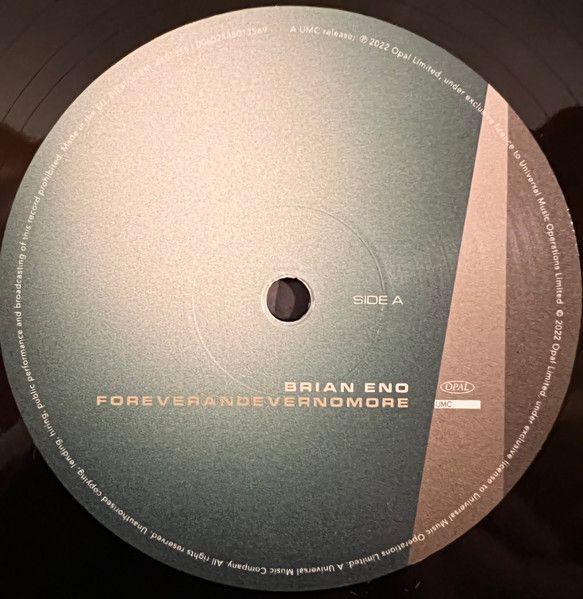 Платівка Brian Eno – Foreverandevernomore|Браян Іно