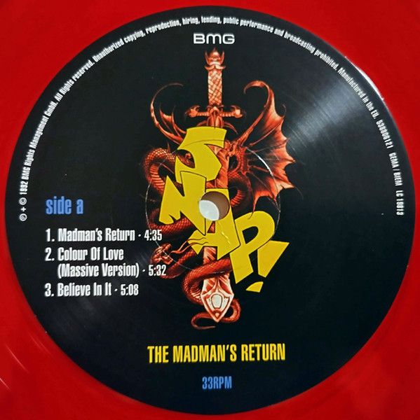 Платівка Snap! – The Madman's Return|Щасливий!-Повернення божевільного(2xLP)
