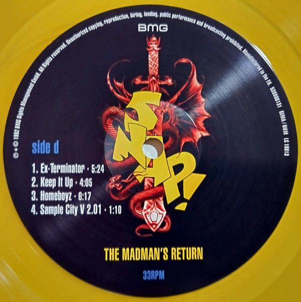 Платівка Snap! – The Madman's Return|Щасливий!-Повернення божевільного(2xLP)