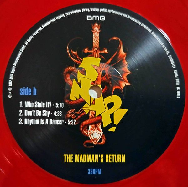 Платівка Snap! – The Madman's Return|Щасливий!-Повернення божевільного(2xLP)
