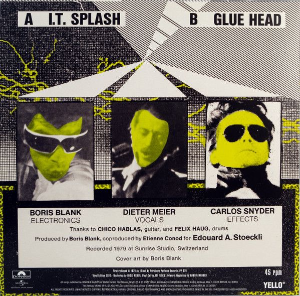 Платівка Yello – Solid Pleasure / I.T. Splash|Привіт-Суцільне задоволення/ІТ-сплеск(2xLP)