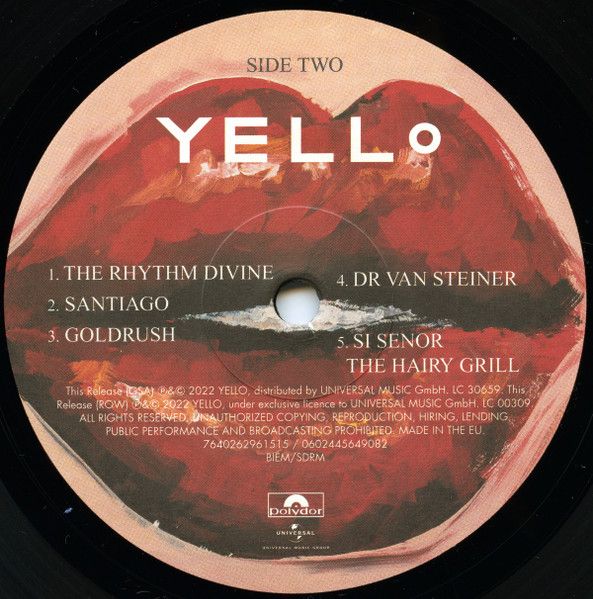 Платівка Yello – One Second / Goldrush (2 LP, Black + 12" 45 RPM, Blue Translucent Vinyl, Limited Edition, Special Edition)|Привіт-Одна секунда/Золота лихоманка