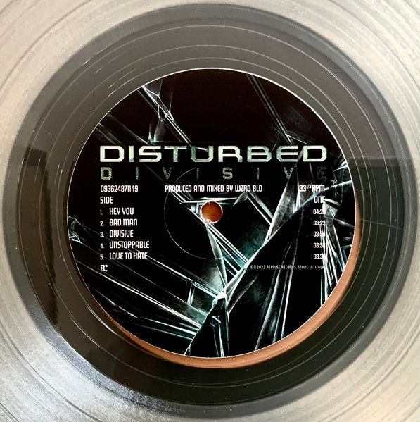 Платівка Disturbed – Divisive(CLEAR)|Порушений-Розділовий