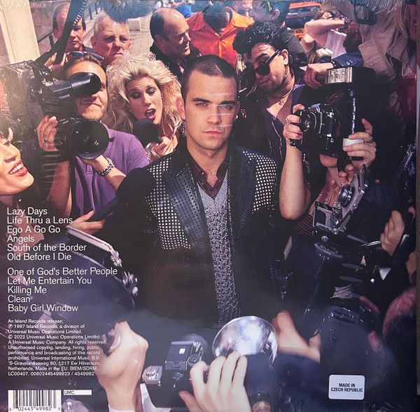 Платівка Robbie Williams – Life Thru A Lens(Limited Edition, Reissue, Clear, 25th Anniversary Edition Vinyl)|Роббі Вільямс-Життя через об'єктив