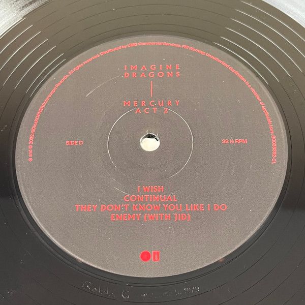 Платівка Imagine Dragons – Mercury - Act 2|Уявіть собі драконів-Меркурій – дія 2(2xLP)