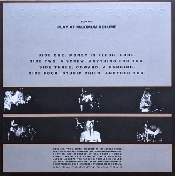 Платівка Swans – Public Castration Is A Good Idea|Лебеді-Публічна кастрація — гарна ідея(2xLP)