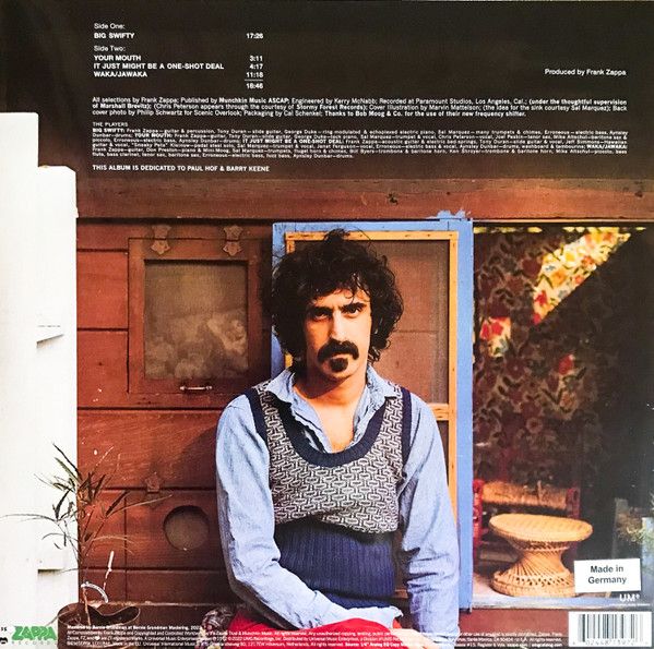 Платівка Frank Zappa – Waka / Jawaka|Френк Заппа-Вака/Явака