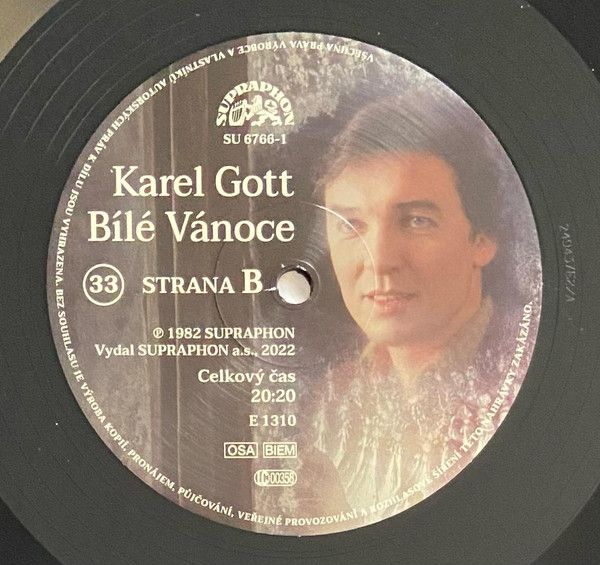 Платівка Karel Gott – Bile Vanoce|Карел Готт