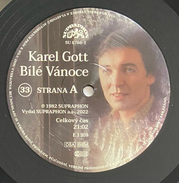 Платівка Karel Gott – Bile Vanoce|Карел Готт