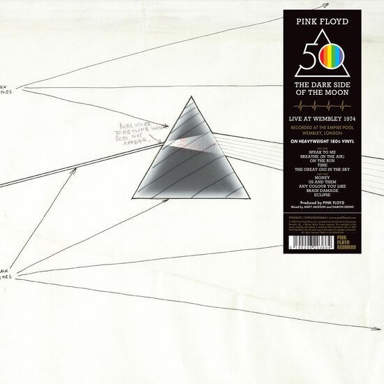 Платівка Pink Floyd – The Dark Side Of The Moon (Live At Wembley 1974)|Пінк Флойд