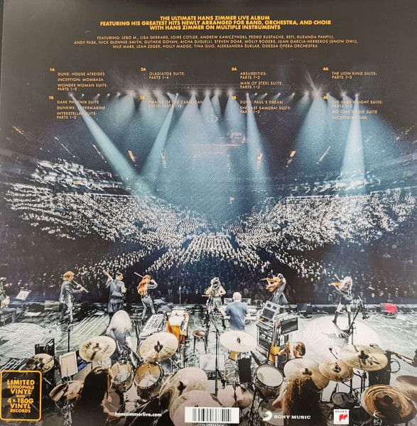 Платівка Hans Zimmer – Live|Ганс Циммер (4LP)