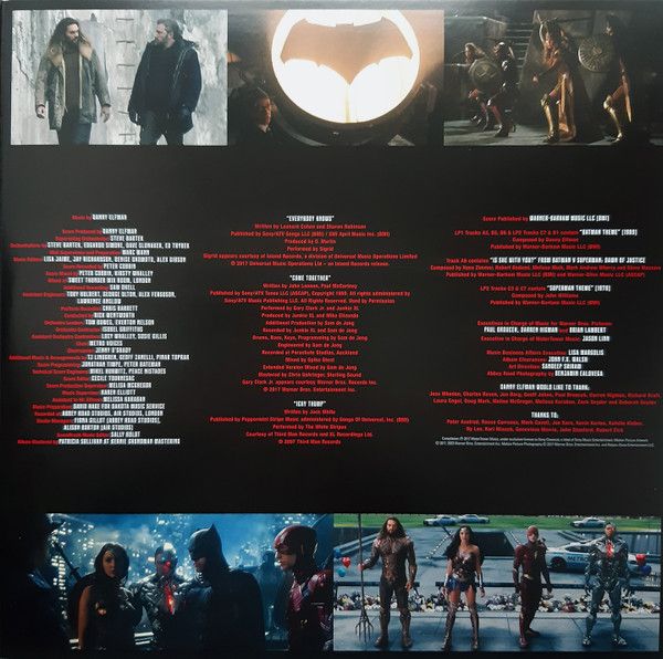 Платівка Danny Elfman – Justice League (Original Motion Picture Soundtrack)|Денні Ельфман-Ліга справедливості: оригінальний саундтрек до фільму(2xLP)