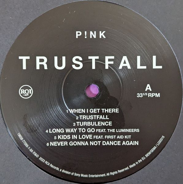 Платівка P!NK – Trustfall|Пінк – Трастфолл