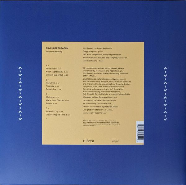 Платівка Jon Hassell – Psychogeography|Джон Хасселл(2xLP)