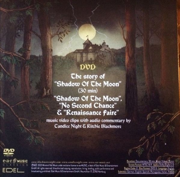 Платівка Blackmore's Night – Shadow Of The Moon|Ніч Блекмора-Тінь місяця (2LP+DVD)
