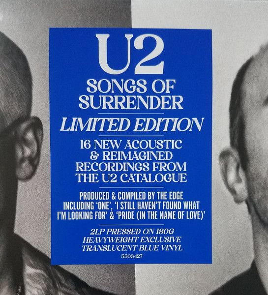 Платівка U2 – Songs Of Surrender| U2 – Пісні здачі(2xLP Blue)