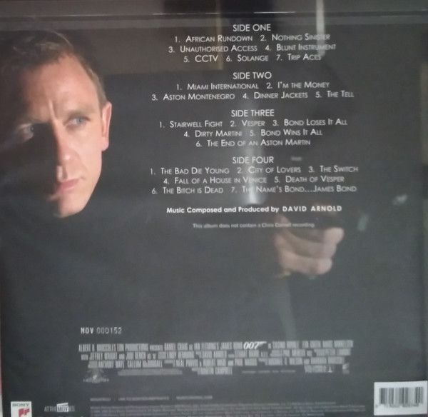 Платівка David Arnold – Casino Royale (Original Motion Picture Soundtrack)|Девід Арнольд-Казино Рояль: оригінальний саундтрек до фільму(2xLP)