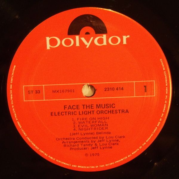 Платівка Electric Light Orchestra – Face The Music