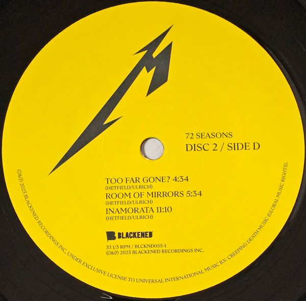 Платівка Metallica – 72 Seasons|Металіка-72 сезони(2xLP)