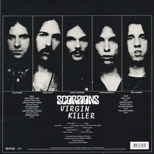 Платівка Scorpions – Virgin Killer|Скорпіони-Незаймана вбивця