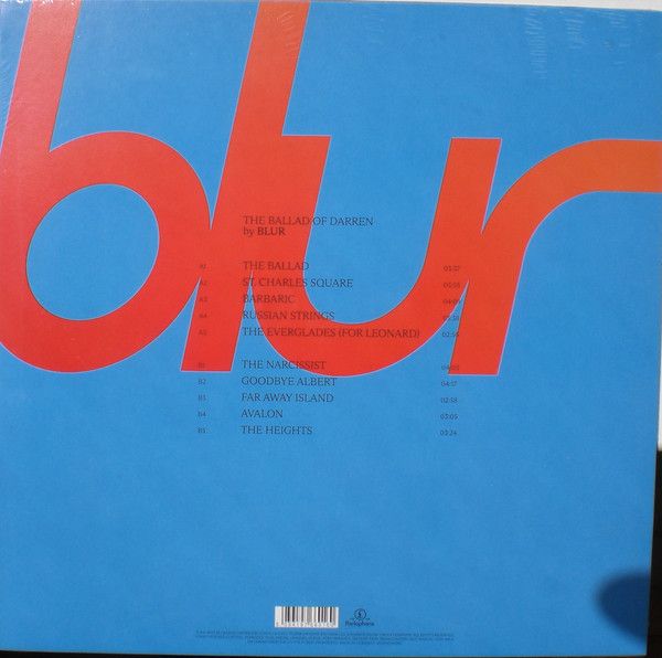 Платівка Blur – The Ballad Of Darren|Розмиття-Балада про Даррена