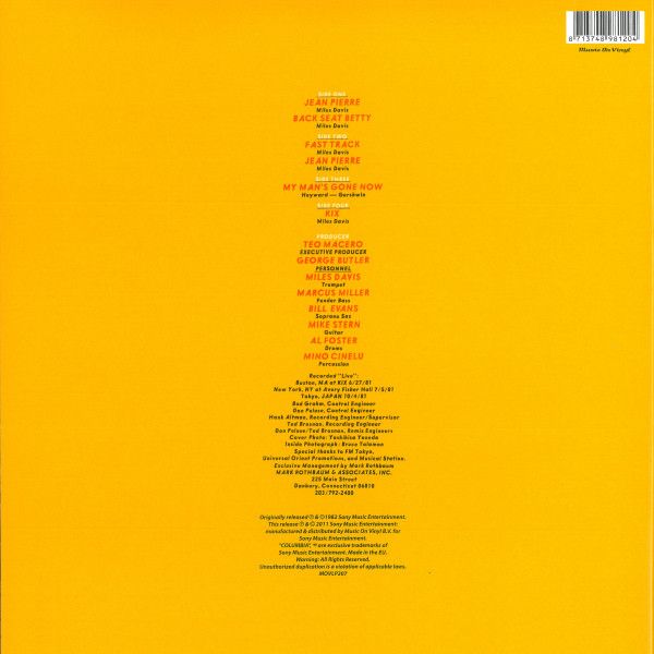 Платівка Miles Davis – We Want Miles|Майлз Девіс-Ми хочемо Майлза(2xLP)