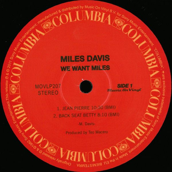 Платівка Miles Davis – We Want Miles|Майлз Девіс-Ми хочемо Майлза(2xLP)