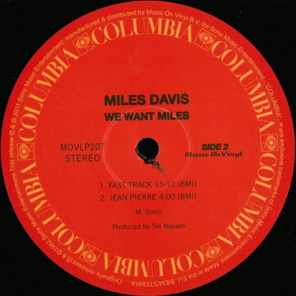 Платівка Miles Davis – We Want Miles|Майлз Девіс-Ми хочемо Майлза(2xLP)