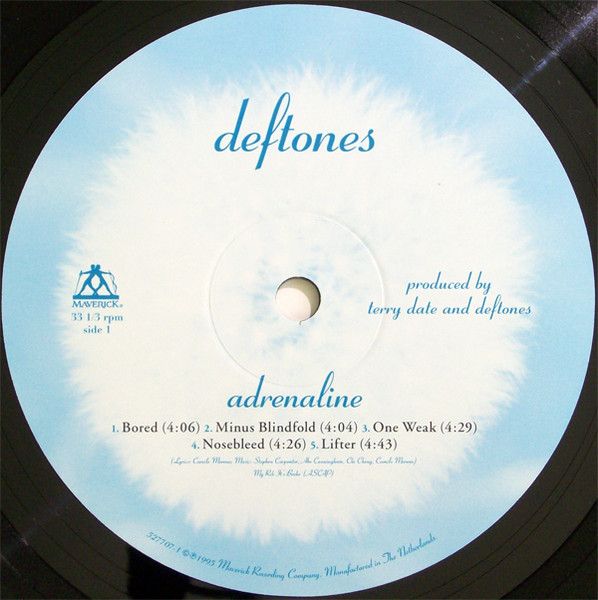 Платівка Deftones – Adrenaline|Дефтони-Адреналін