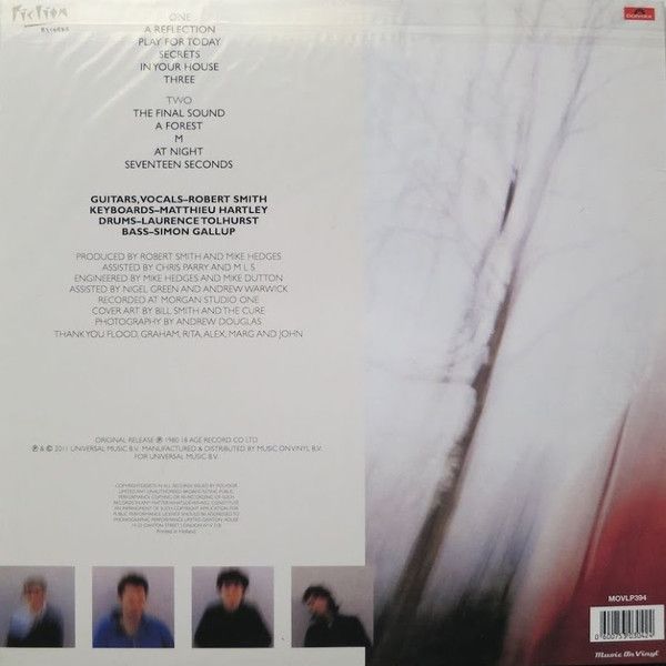Платівка The Cure – Seventeen Seconds|Ліки-Сімнадцять секунд