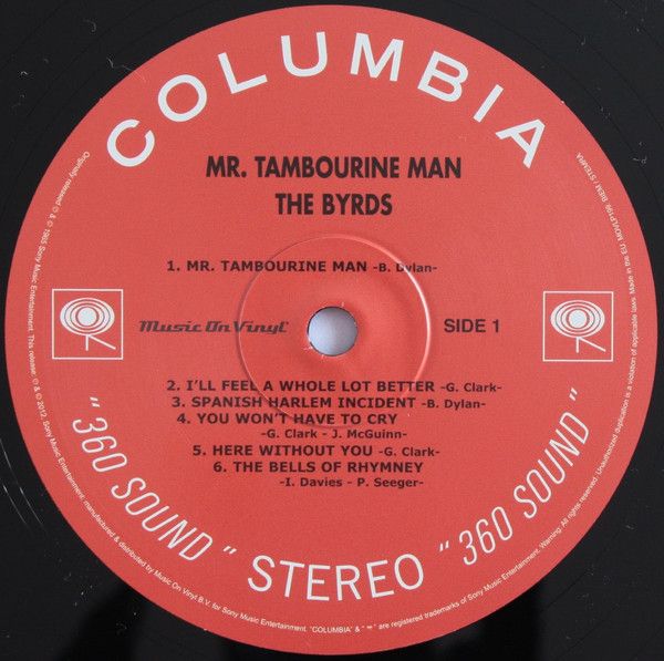 Платівка The Byrds – Mr. Tambourine Man|Бердс-Містер Бубен
