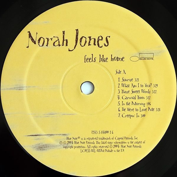 Платівка Norah Jones – Feels Like Home|Нора Джонс