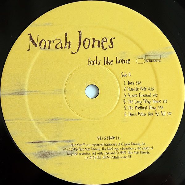Платівка Norah Jones – Feels Like Home|Нора Джонс