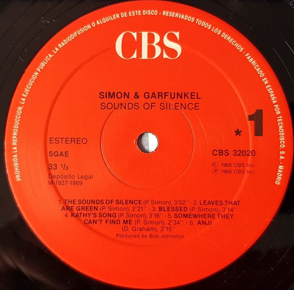 Платівка Simon & Garfunkel – Sound Of Silence | Саймон і Гарфункель