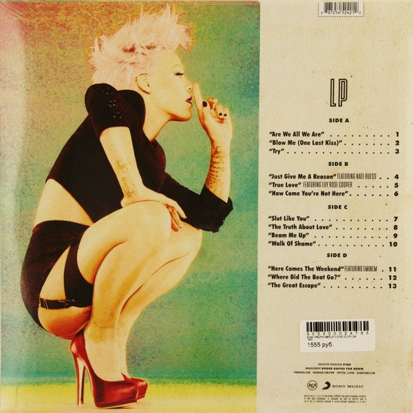 Платівка P!NK – The Truth About Love|Пінк-Правда про кохання(2xLP)