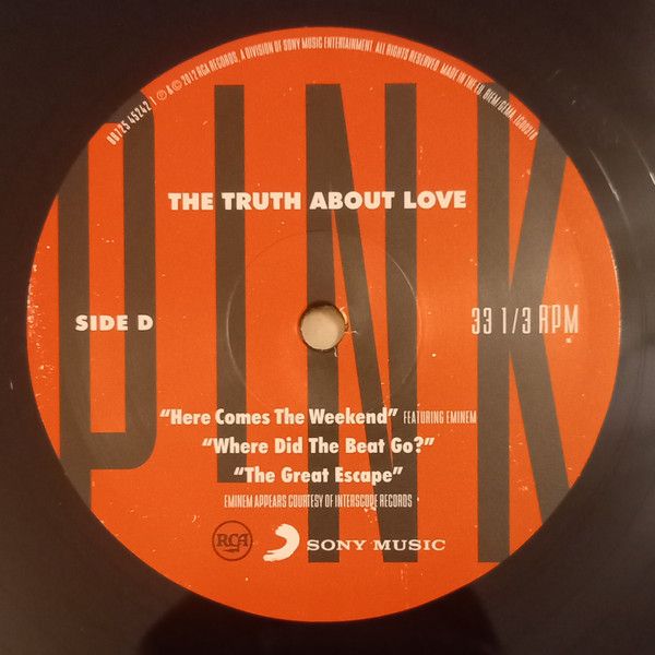 Платівка P!NK – The Truth About Love|Пінк-Правда про кохання(2xLP)