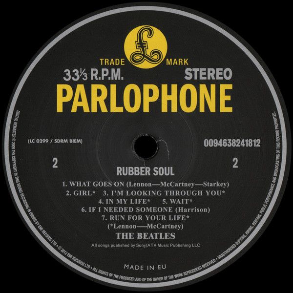 Платівка The Beatles – Rubber Soul|Бітлз-Гумова душа